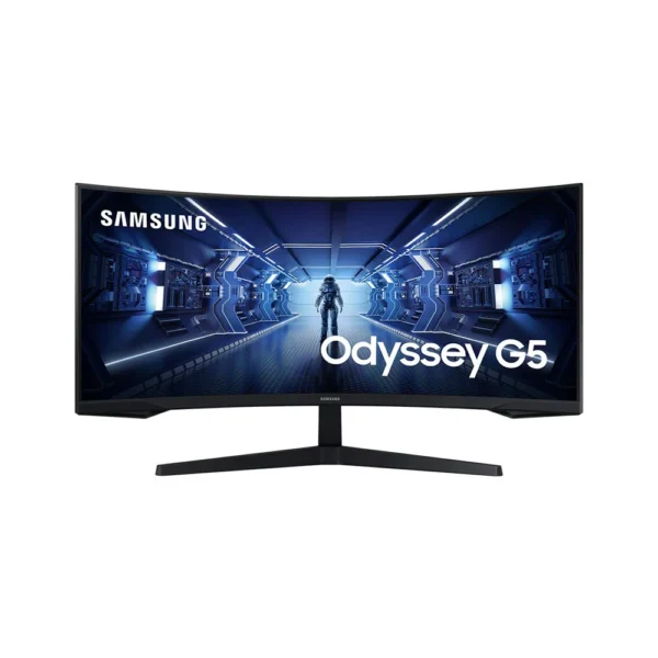 SAMSUNG 34-Inch Odyssey G5 Ultra-Wide Gaming Monitor with 1000R Curved Screen, Black